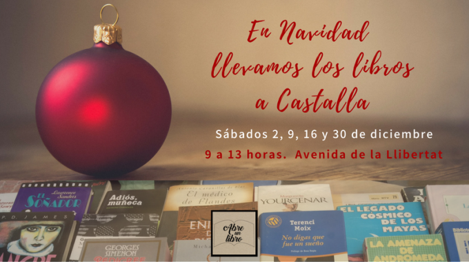 Los Sábados De Diciembre Llevamos Los Libros De Ocasión A Castalla: ¡celebra La Navidad Con Buenas Lecturas!